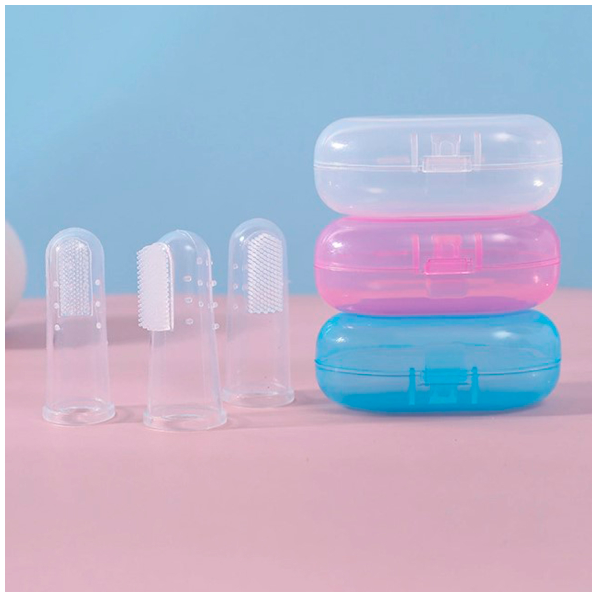 CEPILLO DEDAL DE SILICONA PARA DIENTES Y ENCÍAS - 3