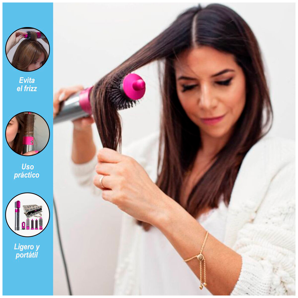 CEPILLO SECADOR DE CABELLO 5 EN 1 - 2