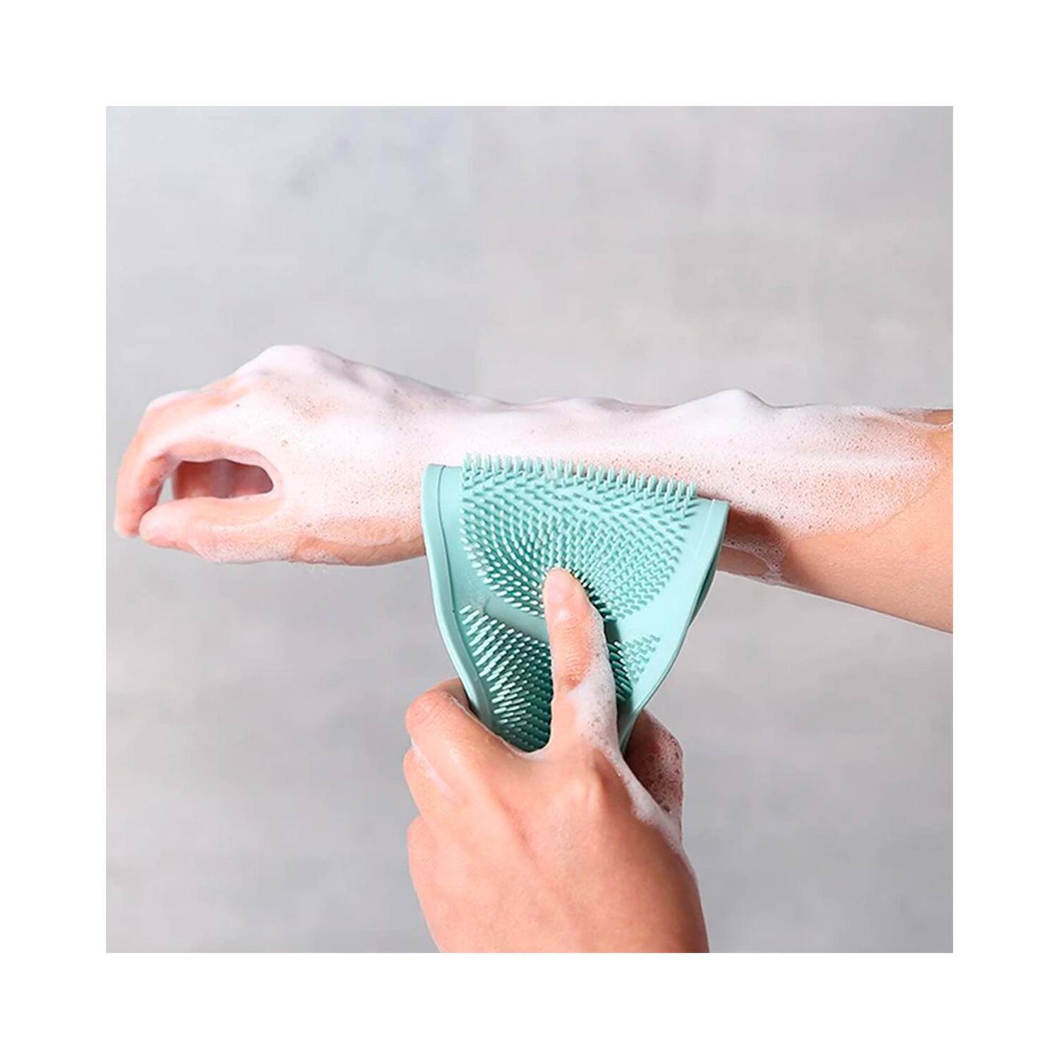 CEPILLO BANDA DE SILICONA PARA DUCHA BAÑO - 2