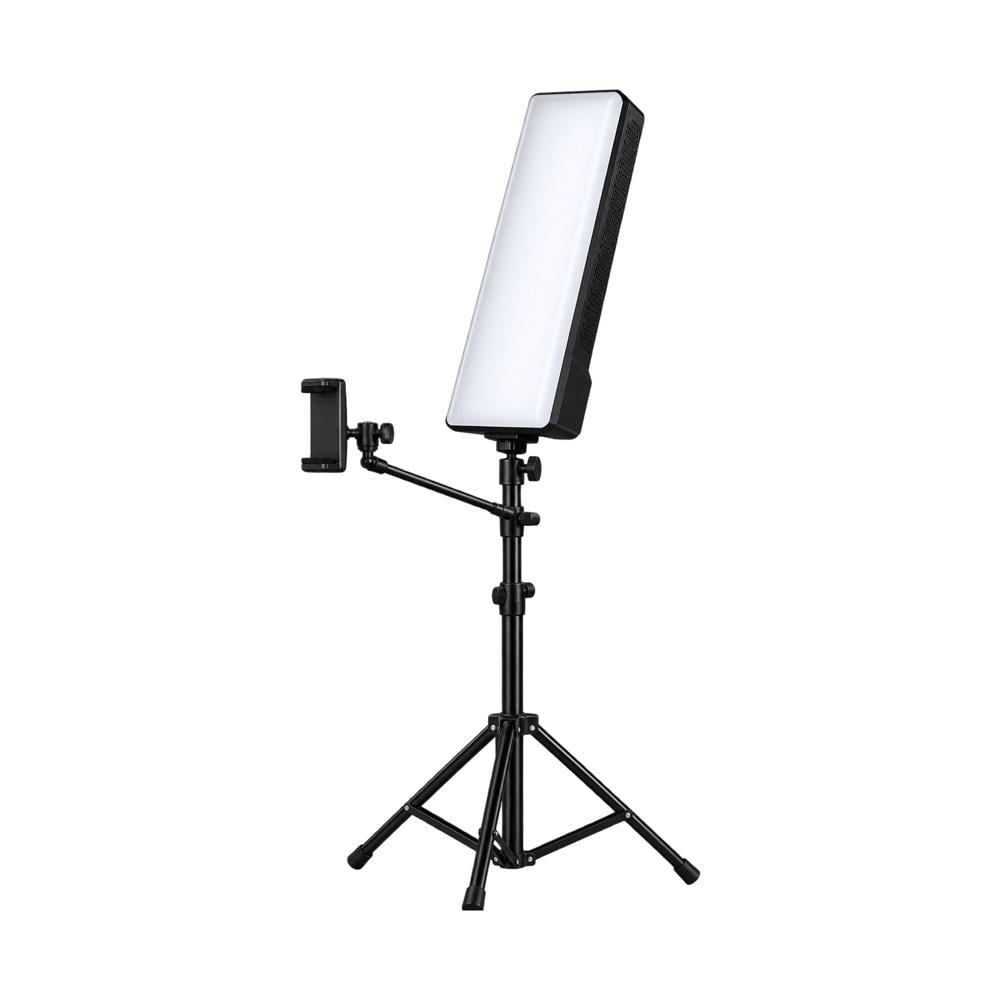 KIT DE ILUMINACIÓN LED PROFESIONAL CON TRÍPODE Y SOPORTE PARA CELULAR - 1