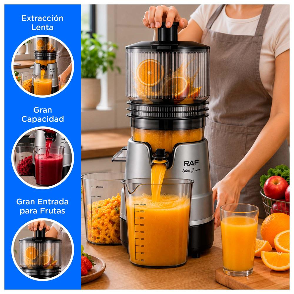 EXTRACTOR DE JUGO LENTO 300W 2.5L - 2