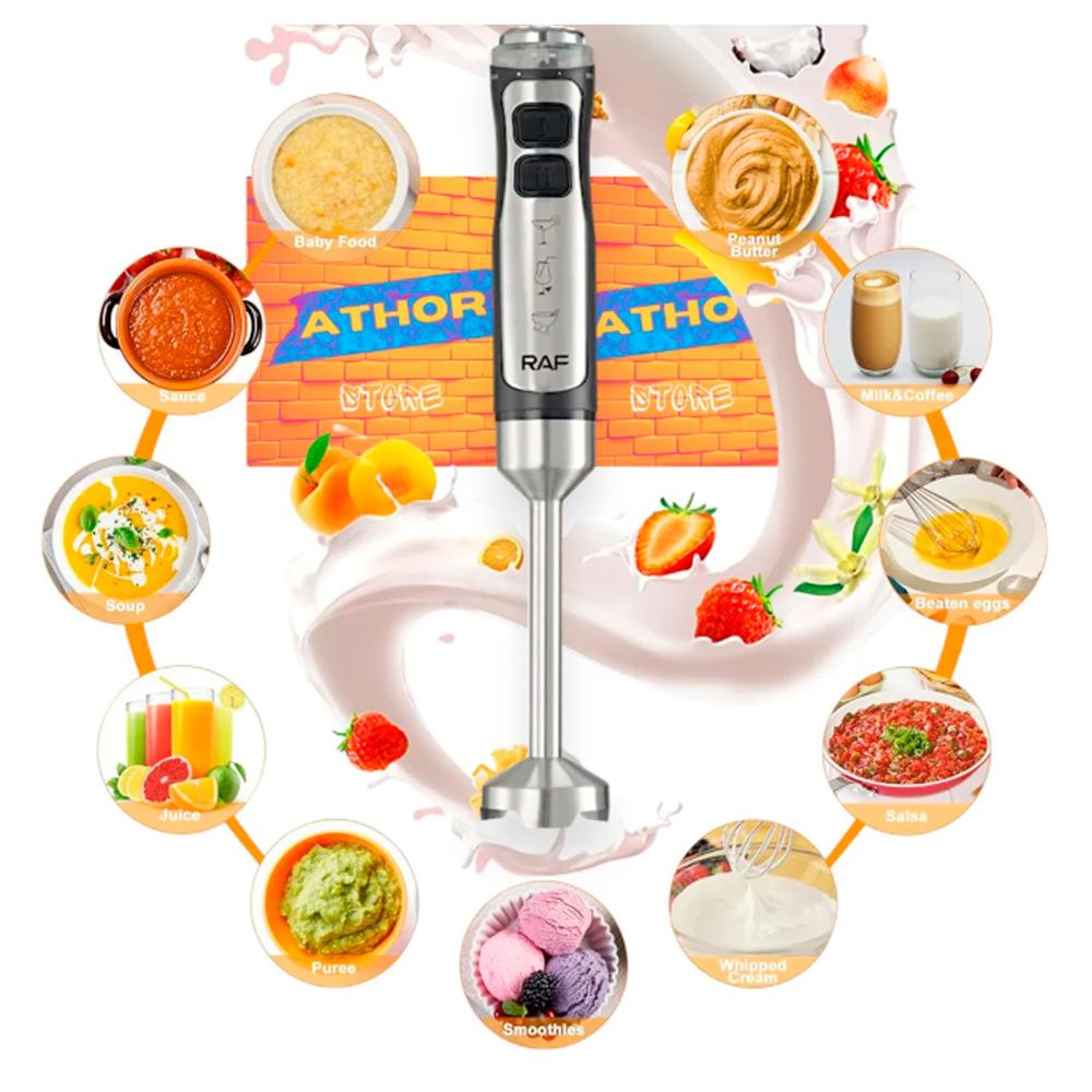 BATIDORA DE MANO 5 EN 1 DE 1600W - 3