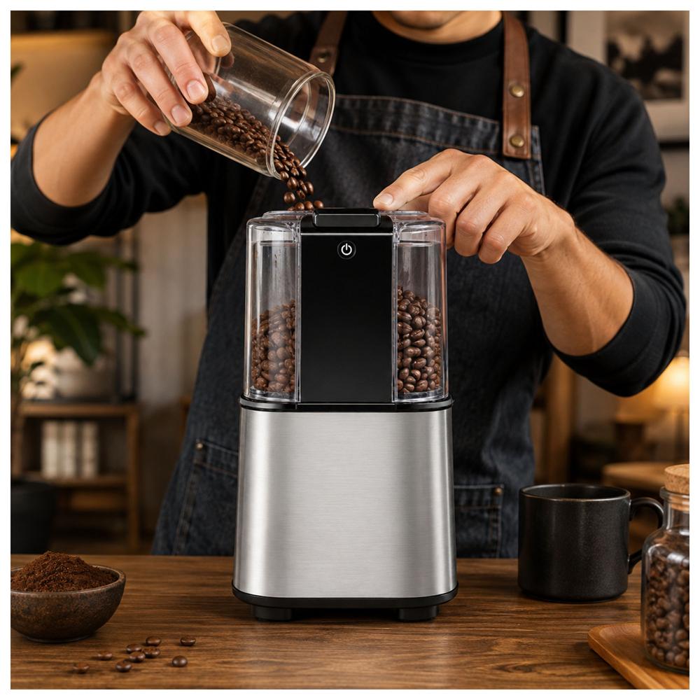 MOLINILLO ELÉCTRICO MULTIFUNCIÓN PARA CAFÉ Y ESPECIAS - 3