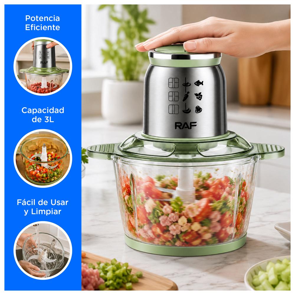PROCESADOR DE ALIMENTOS ELÉCTRICO 3 LITROS 300W - 2