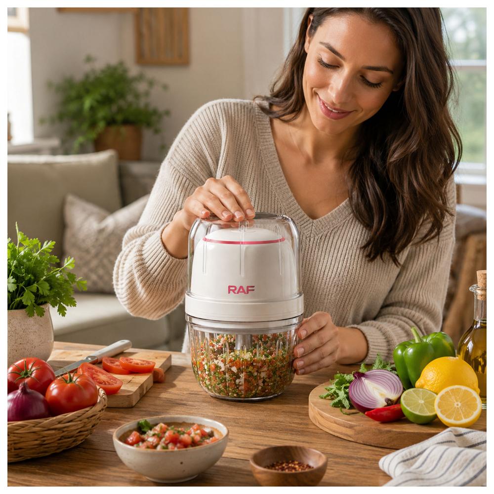 PROCESADOR DE ALIMENTOS PORTÁTIL RECARGABLE 300 ML 40 W - 3