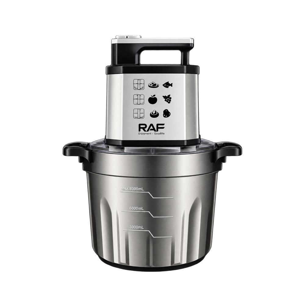 PROCESADOR DE ALIMENTOS ELÉCTRICO 8L 1000W CON CUCHILLAS DE ACERO - 1