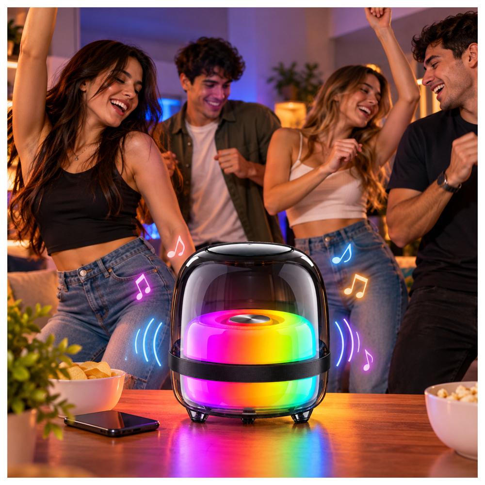 PARLANTE PORTÁTIL INALÁMBRICO DE 10W CON ILUMINACIÓN LED Y AUTONOMÍA DE 3 HORAS - 3