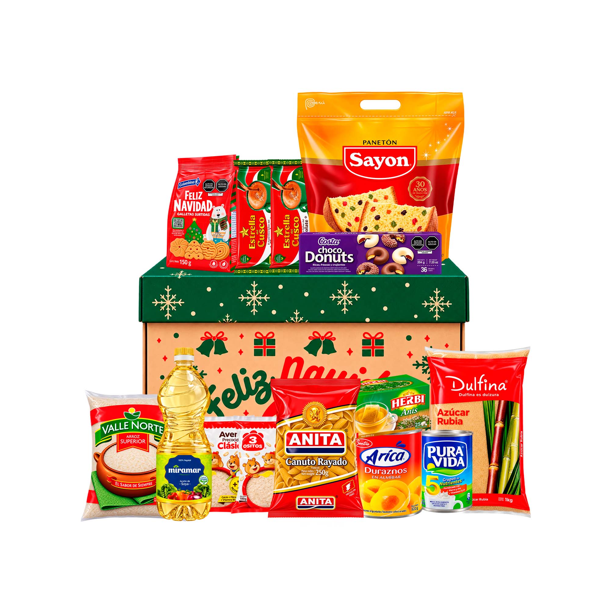 CANASTA NAVIDEÑA MUNAY 14 PRODUCTOS - 1