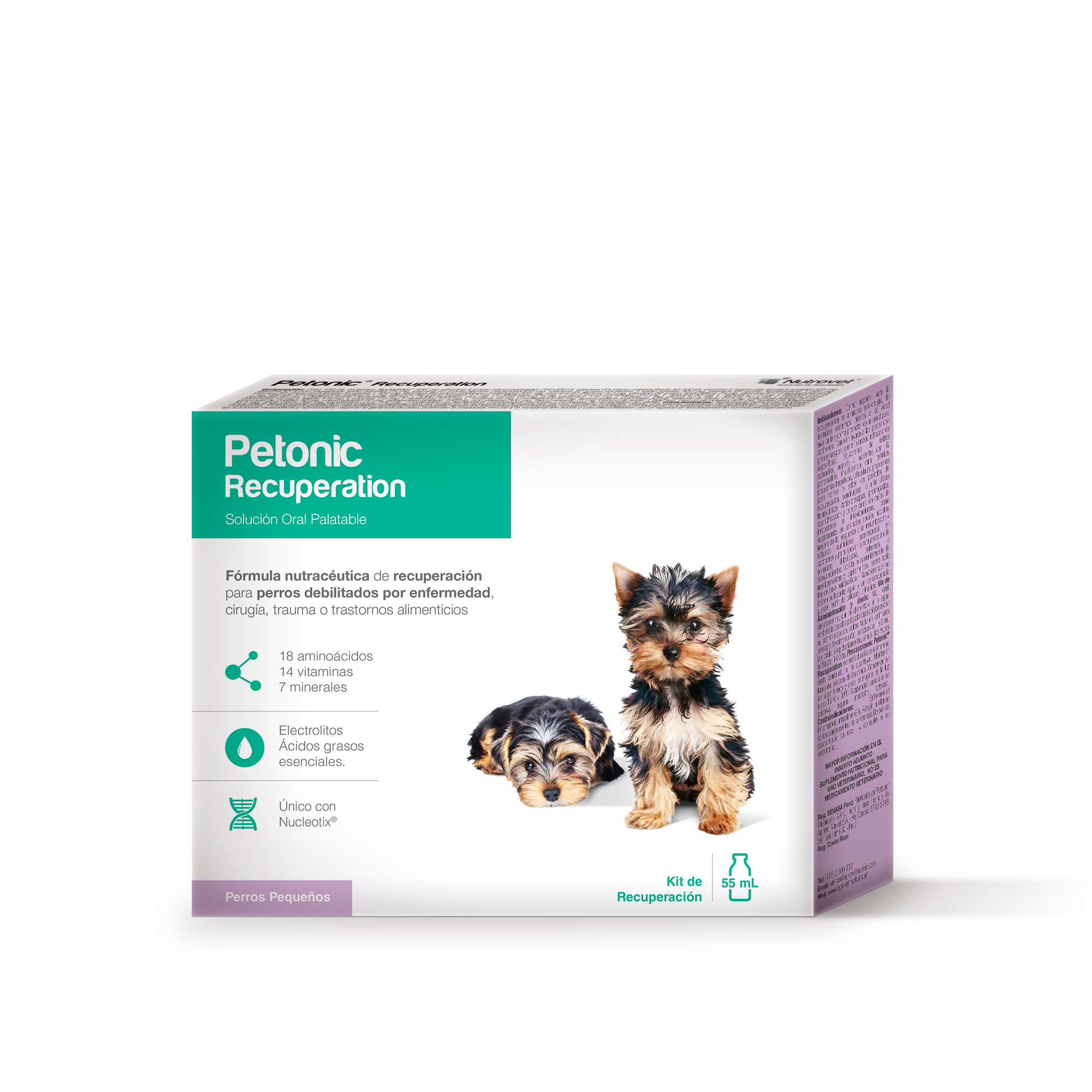 VITAMINA PERROS PETONIC RECUPERATION 55 ML NUTRICIONAL - 1