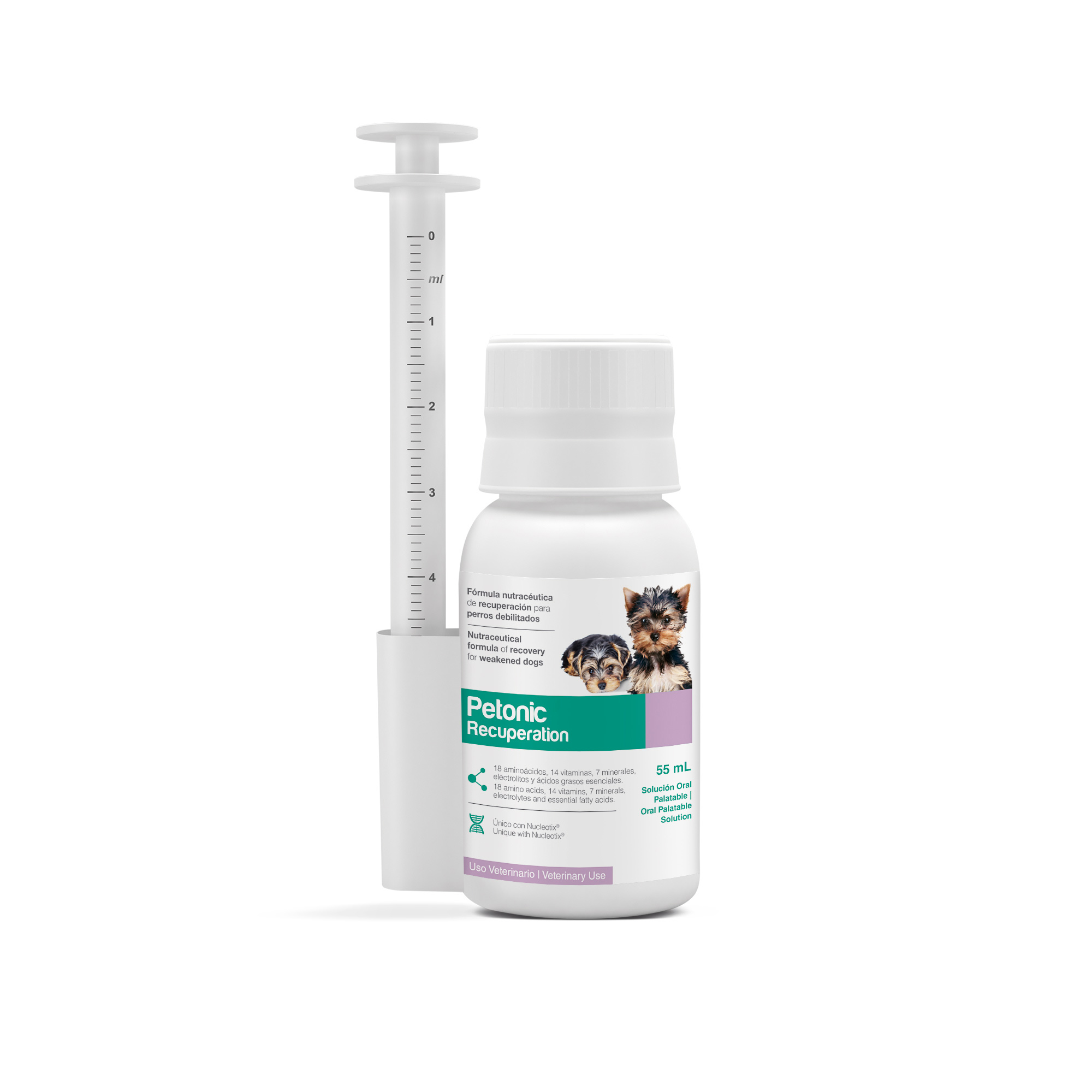 VITAMINA PERROS PETONIC RECUPERATION 55 ML NUTRICIONAL - 2