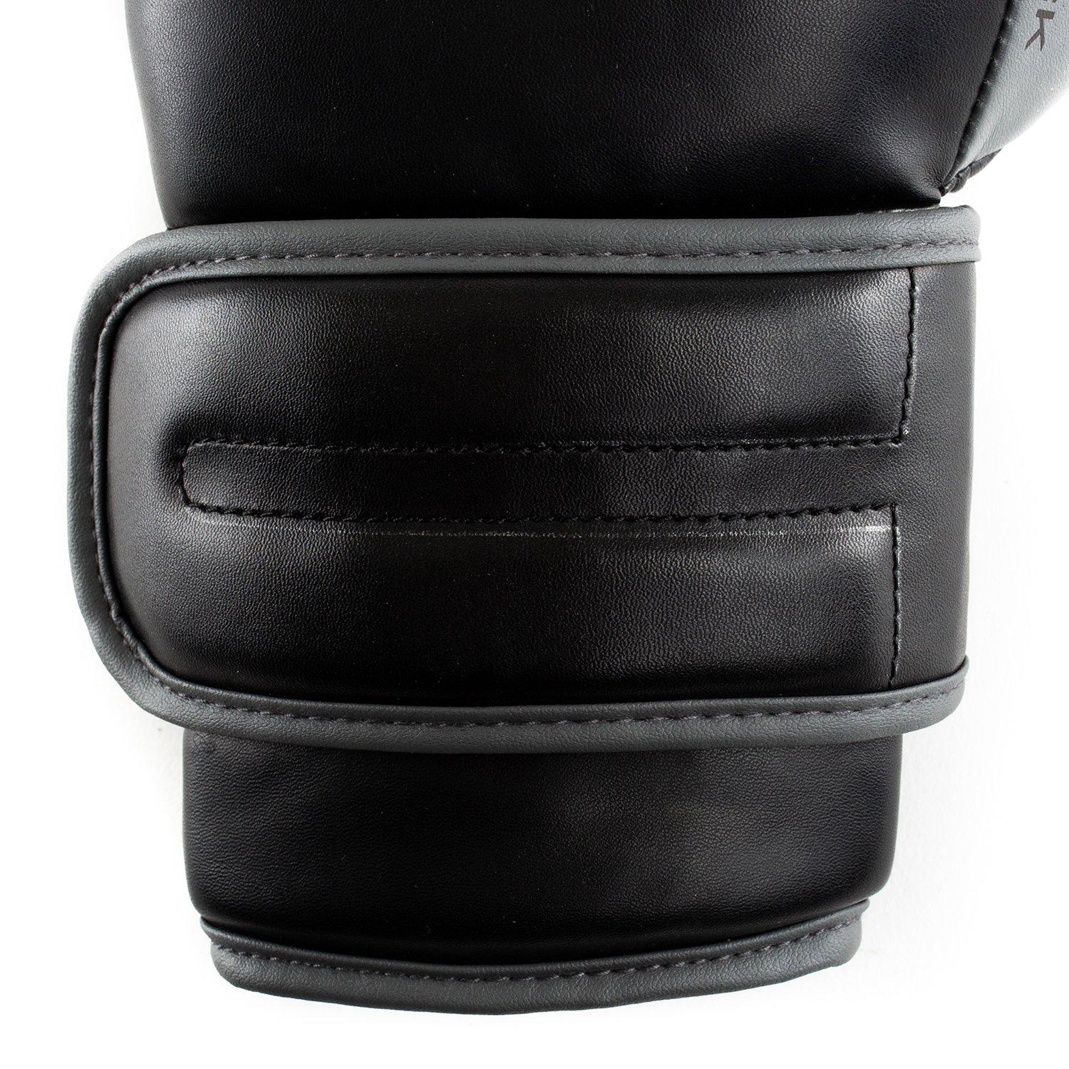 GUANTES BOXEO ECOCUERO EVERLAST P00002284 POWERLOCK 2 TR HOOK Y LOOP NEGRO - 4