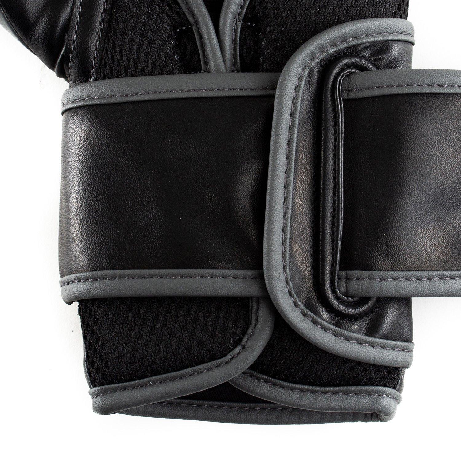 GUANTES BOXEO ECOCUERO EVERLAST P00002284 POWERLOCK 2 TR HOOK Y LOOP NEGRO - 5