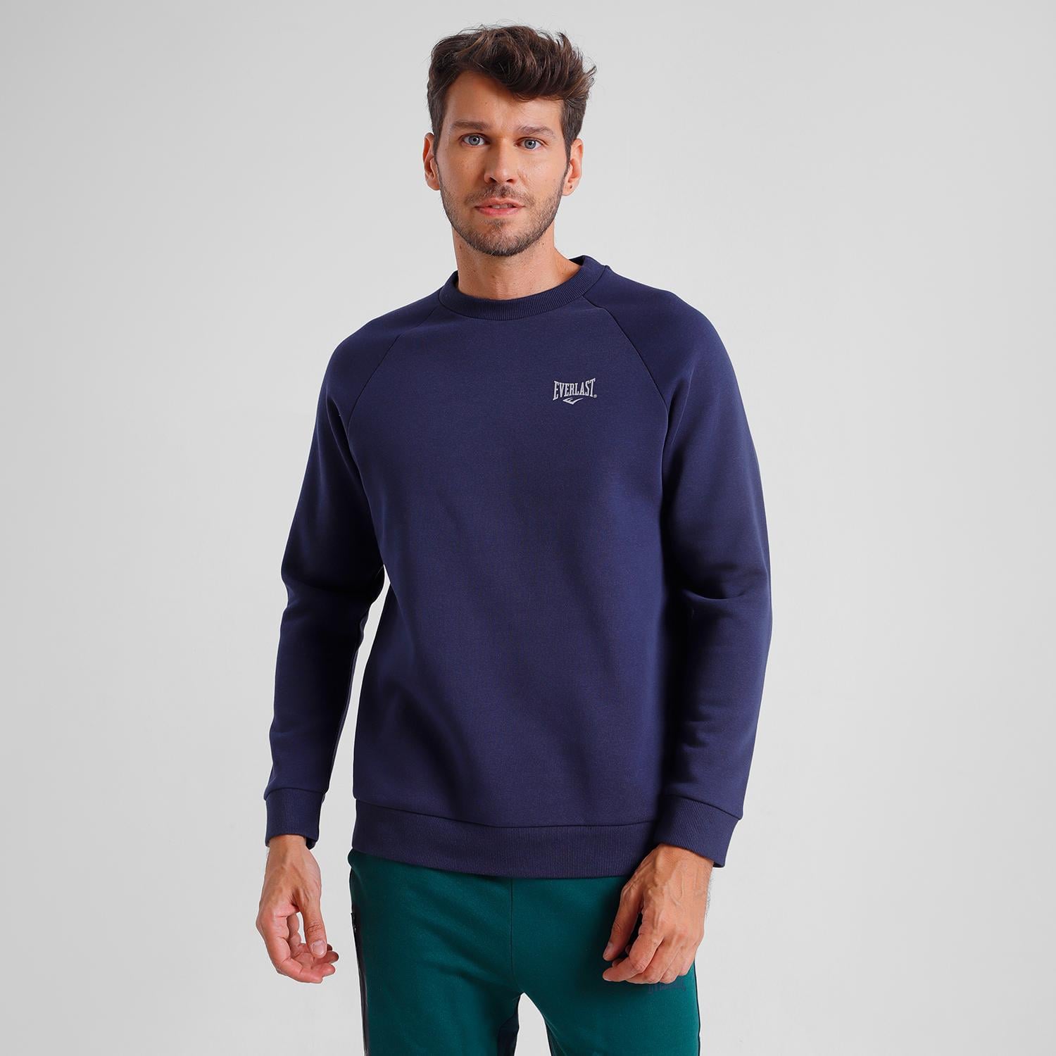 POLERA ALGODÓN HOMBRE EVERLAST EHA2212 CREW LONDON - 1