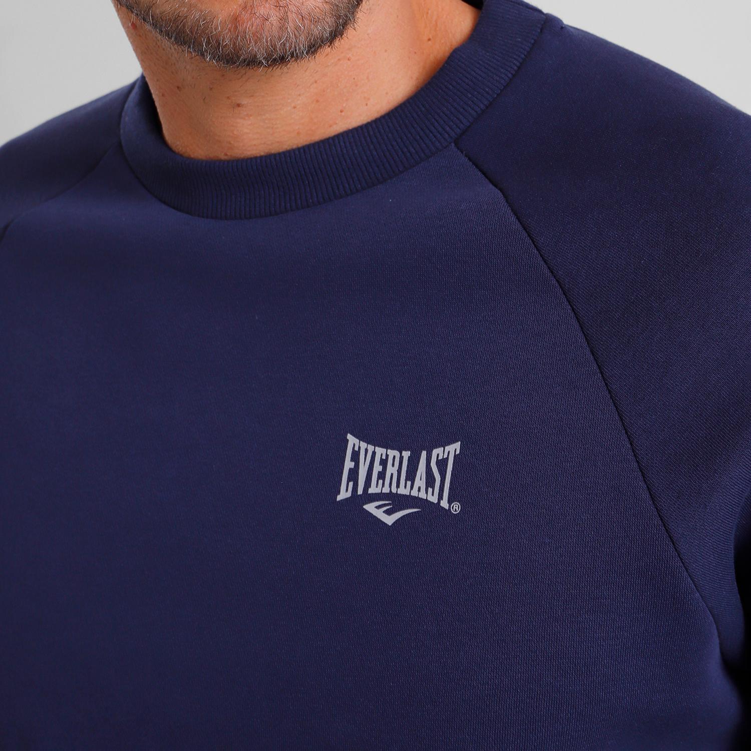 POLERA ALGODÓN HOMBRE EVERLAST EHA2212 CREW LONDON - 5