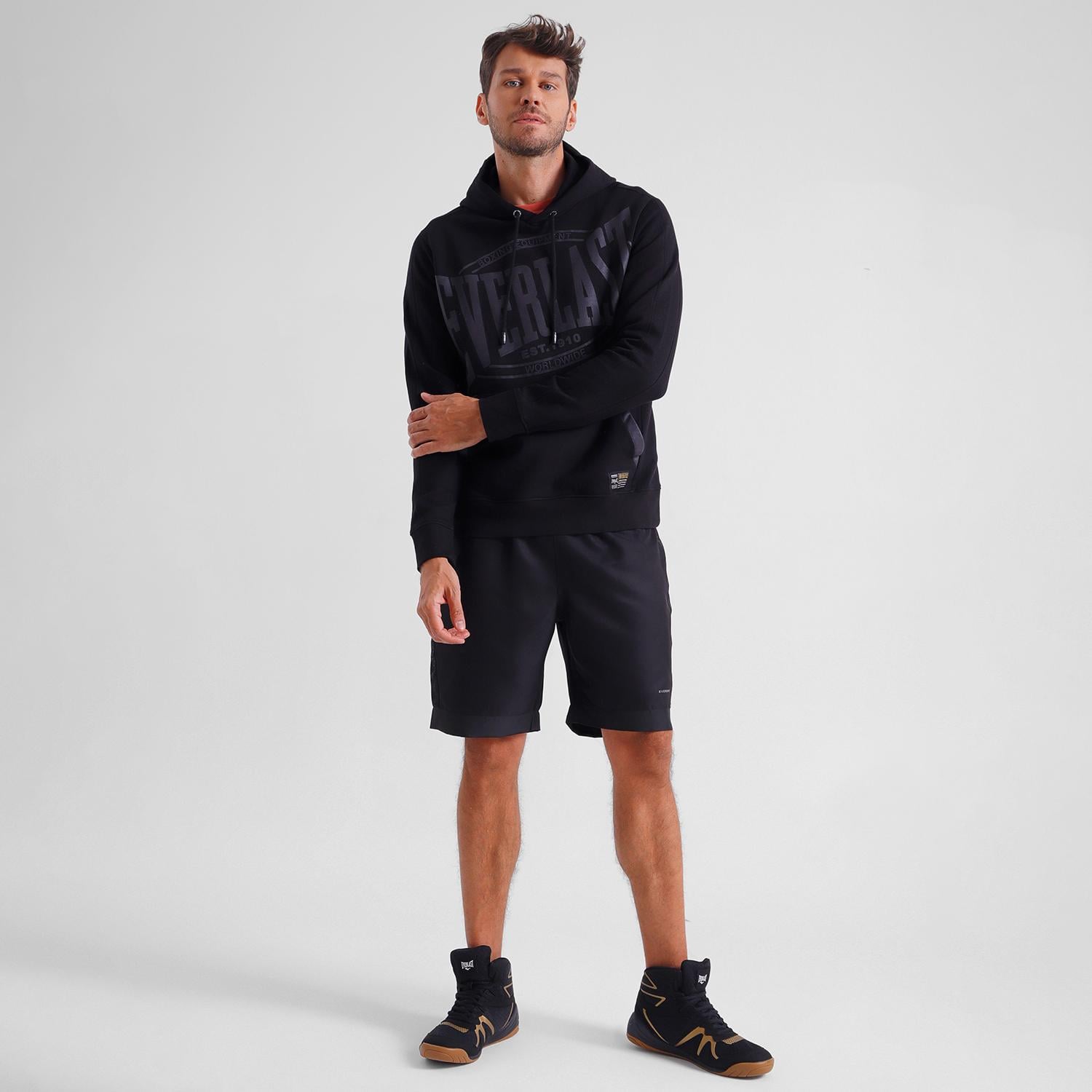 POLERA ALGODÓN HOMBRE EVERLAST EHW2216 KANGAROO CLINCH - 3