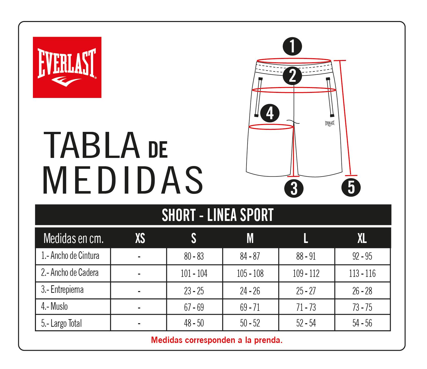 SHORT HOMBRE EVERLAST LAS VEGAS - 8