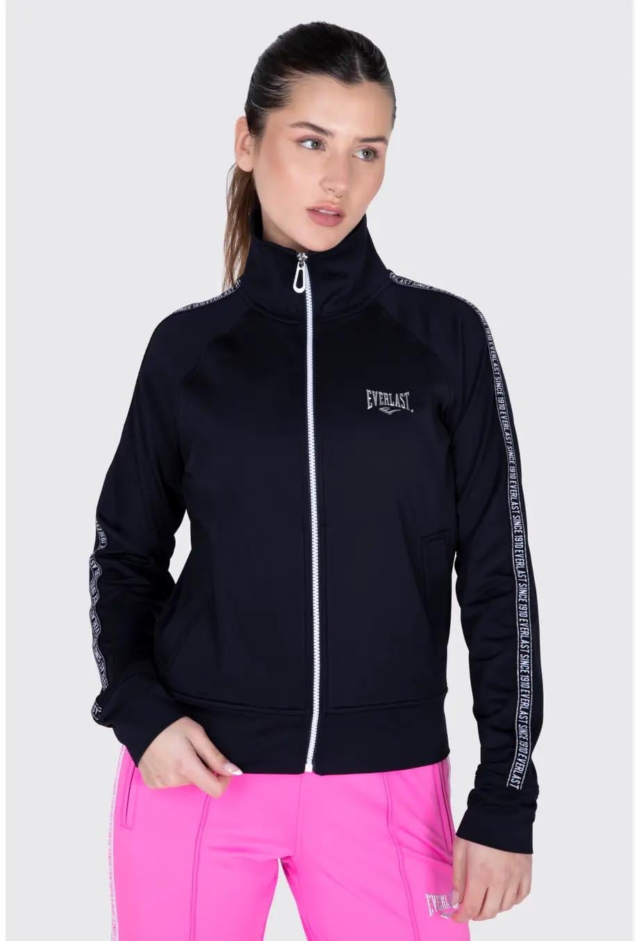 CHAQUETA MUJER SPORTY NEGRO EVERLAST - 1