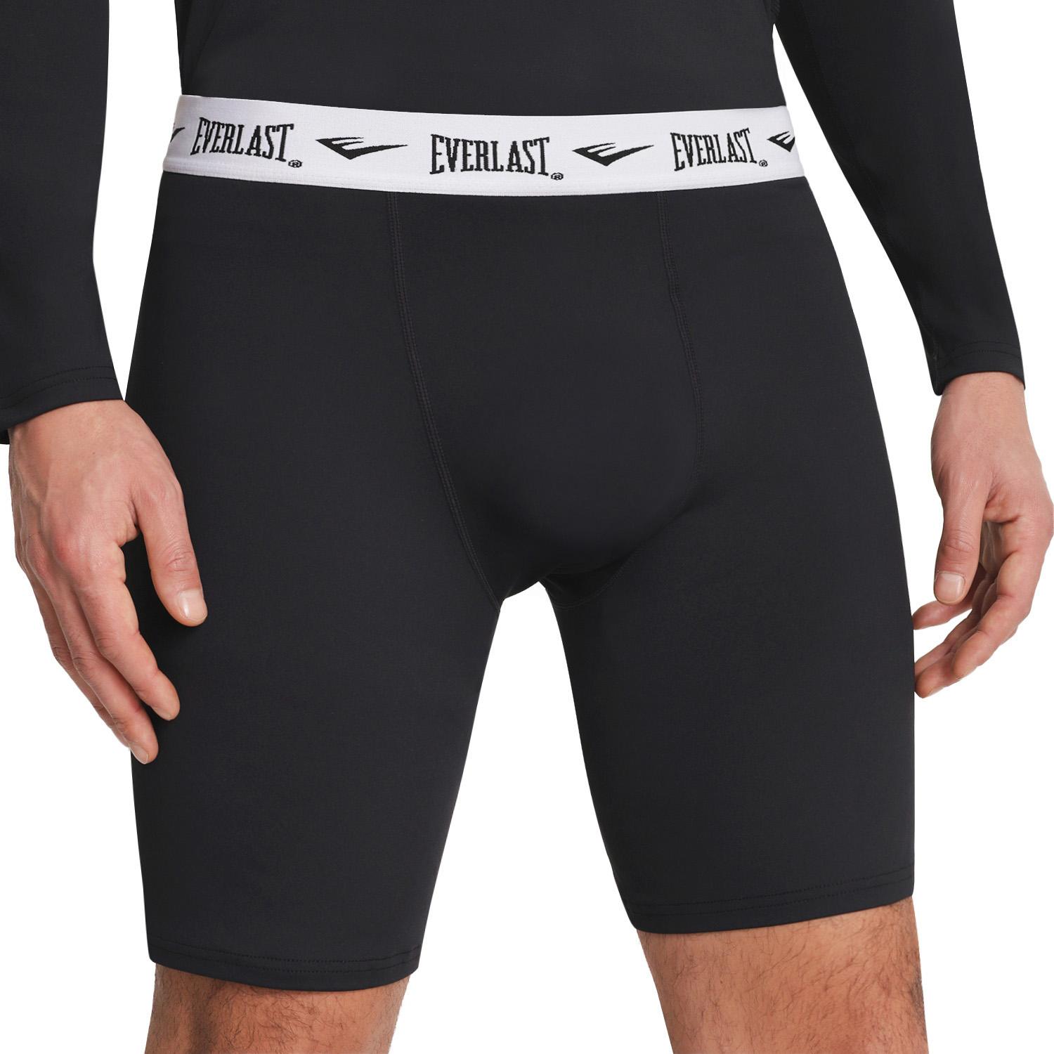 CALZA DE COMPRESIÓN CORTA NEGRO EVERLAST - 1