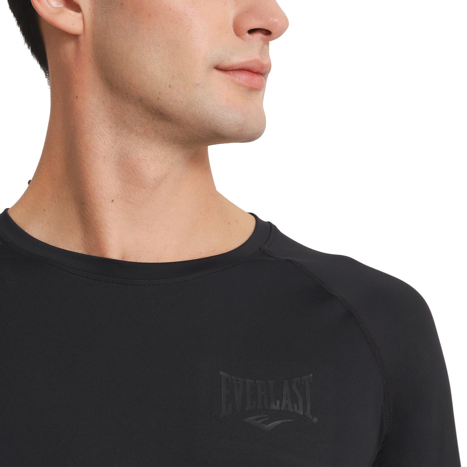 POLERA DE COMPRESIÓN MANGA LARGA NEGRO EVERLAST-NEGRO - 3