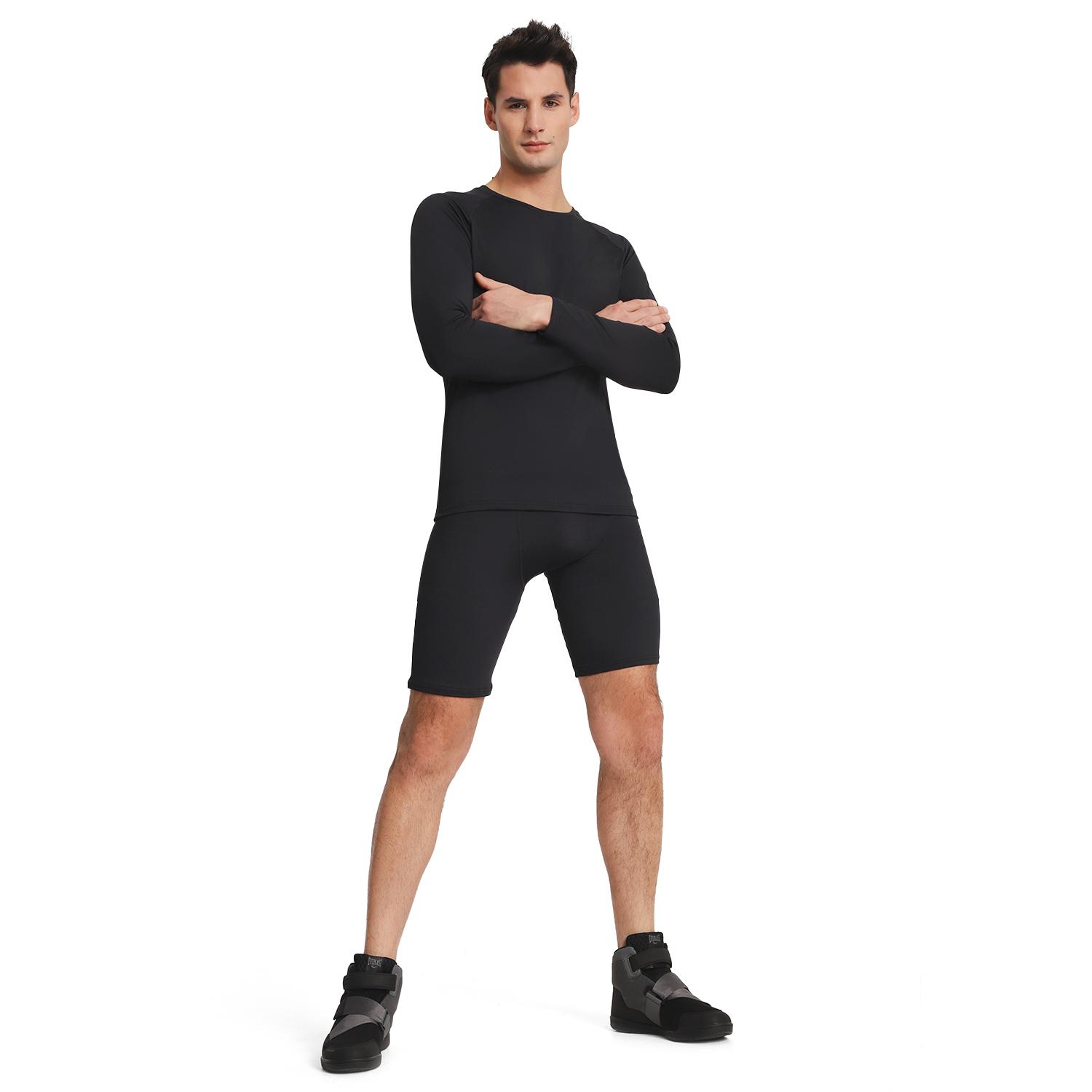 POLERA DE COMPRESIÓN MANGA LARGA NEGRO EVERLAST-NEGRO - 4