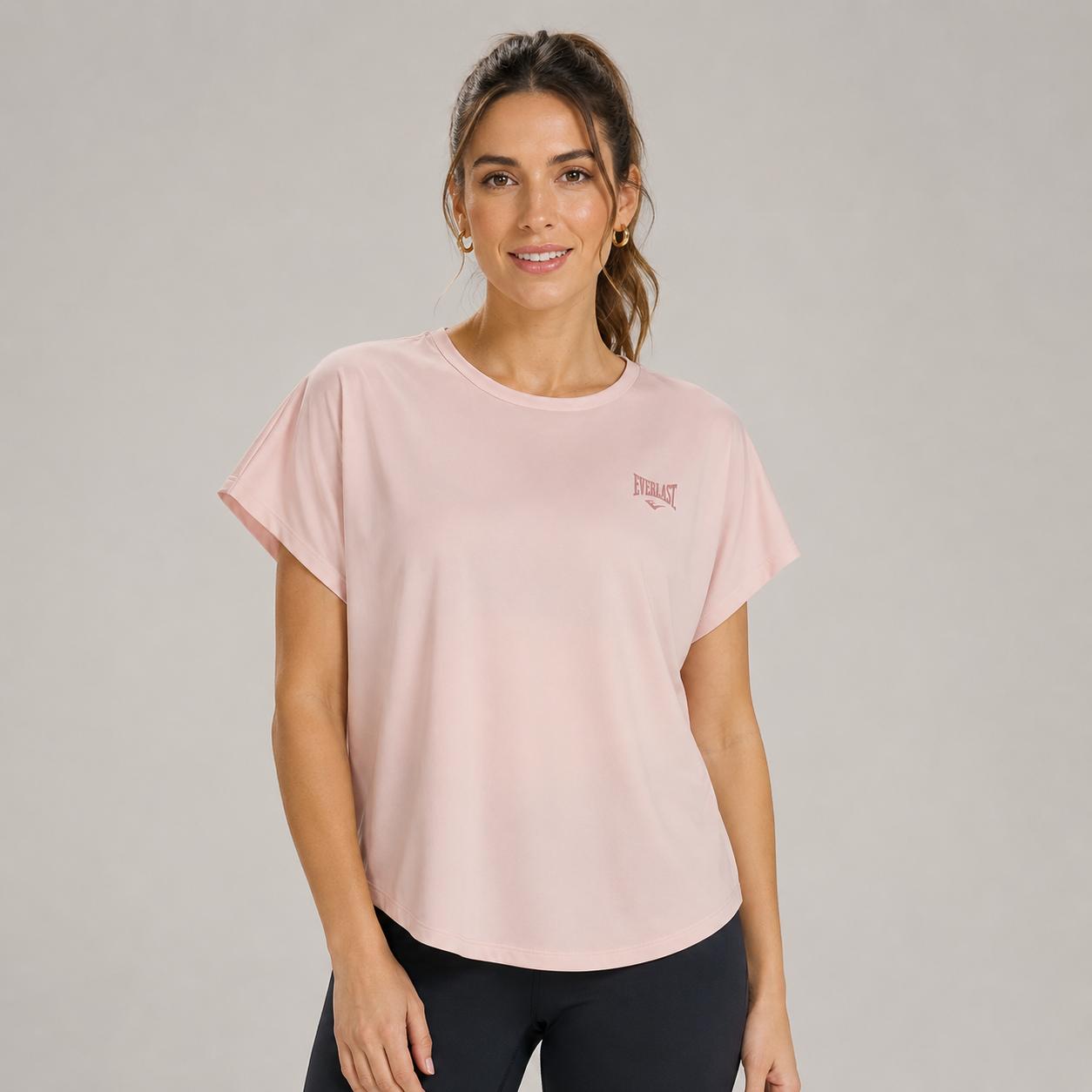 POLO FEM EVERLAST LUXE ROSADO M - 1
