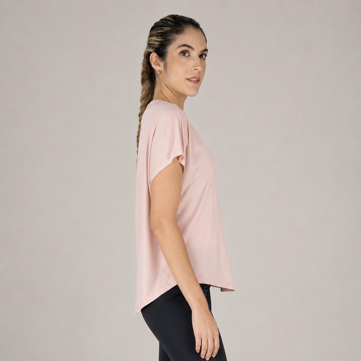POLO FEM EVERLAST LUXE ROSADO M - 4