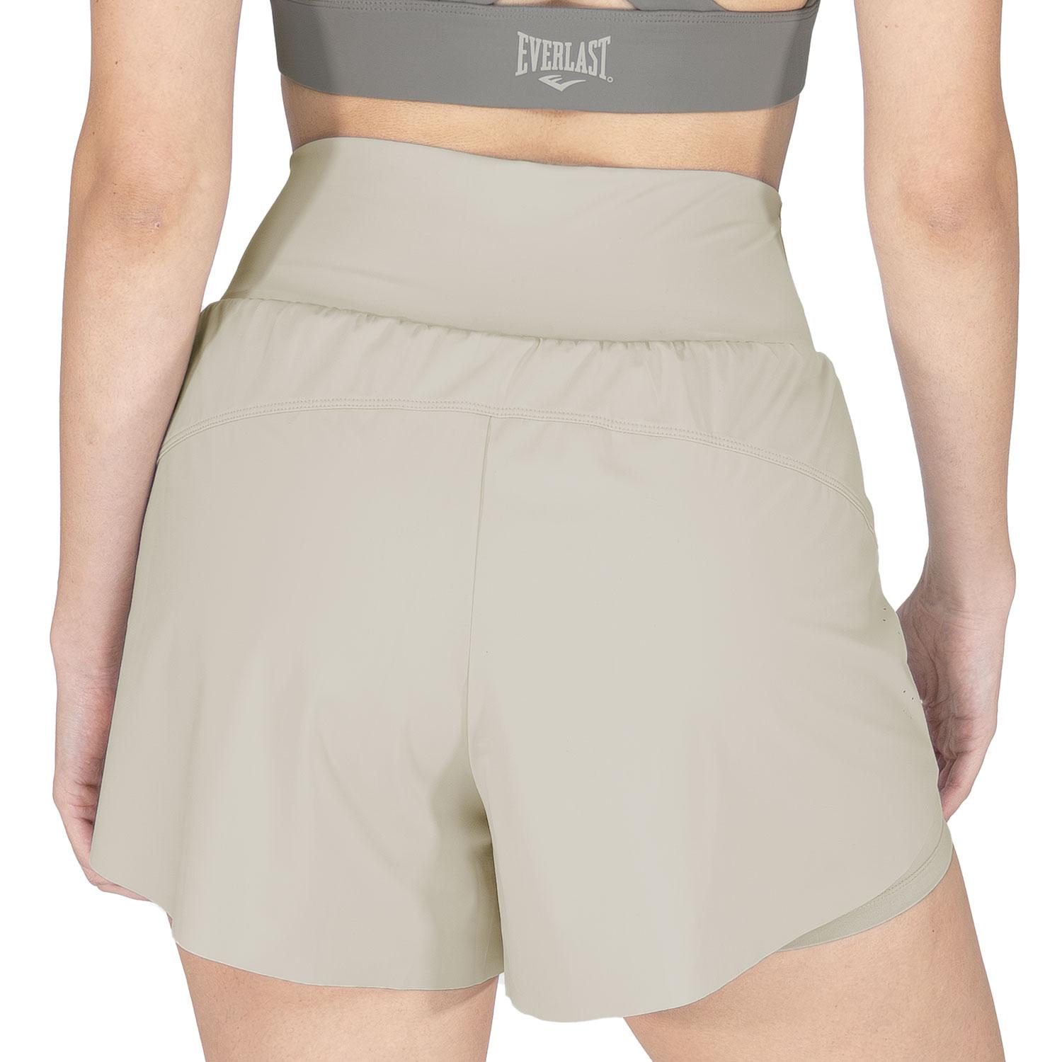 SHORT MUJER EVERLAST FLARE KHAKI - 4