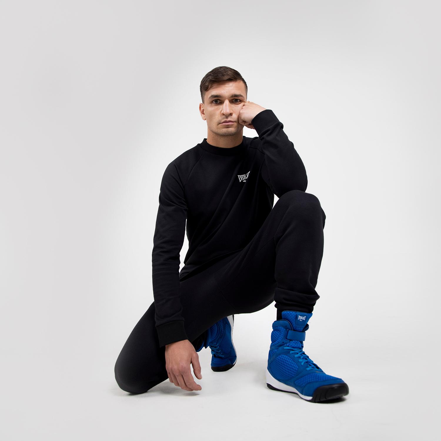 POLERA CREW LONDON EVERLAST NEGRO L - 6