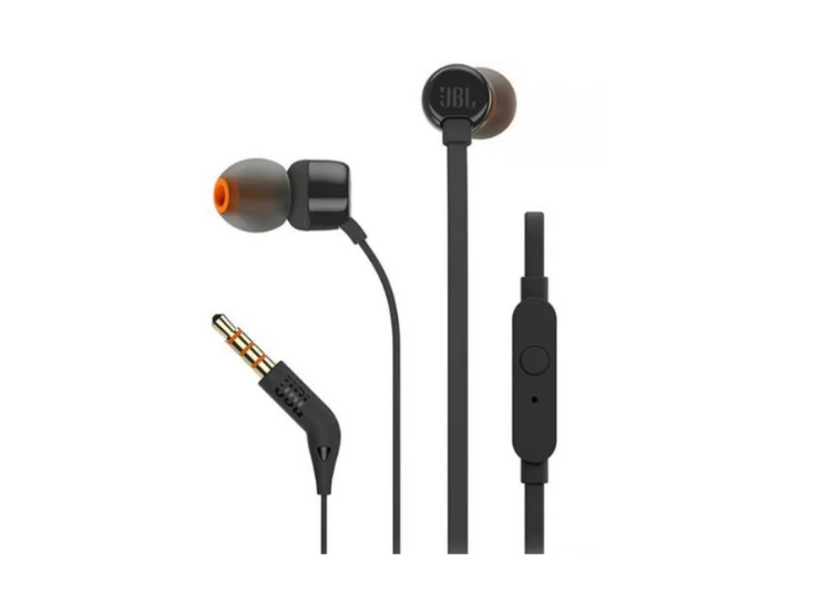 AUDÍFONOS JBL IN-EAR TUNE 110 PURE BASS CON MICRÓFONO INCORPORADO Y CONECTOR 3.5MM COLOR NEGRO - 2