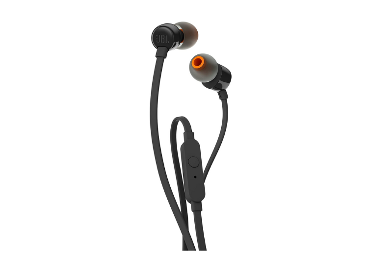 AUDÍFONOS JBL IN-EAR TUNE 110 PURE BASS CON MICRÓFONO INCORPORADO Y CONECTOR 3.5MM COLOR NEGRO - 3