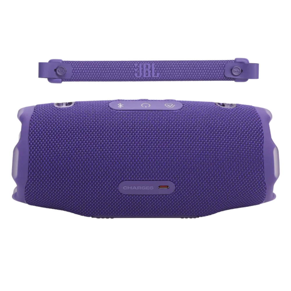 PARLANTE JBL CHARGE 6 MORADO IP68 BLUETOOTH CON POWERBANK Y AURACAST - 4