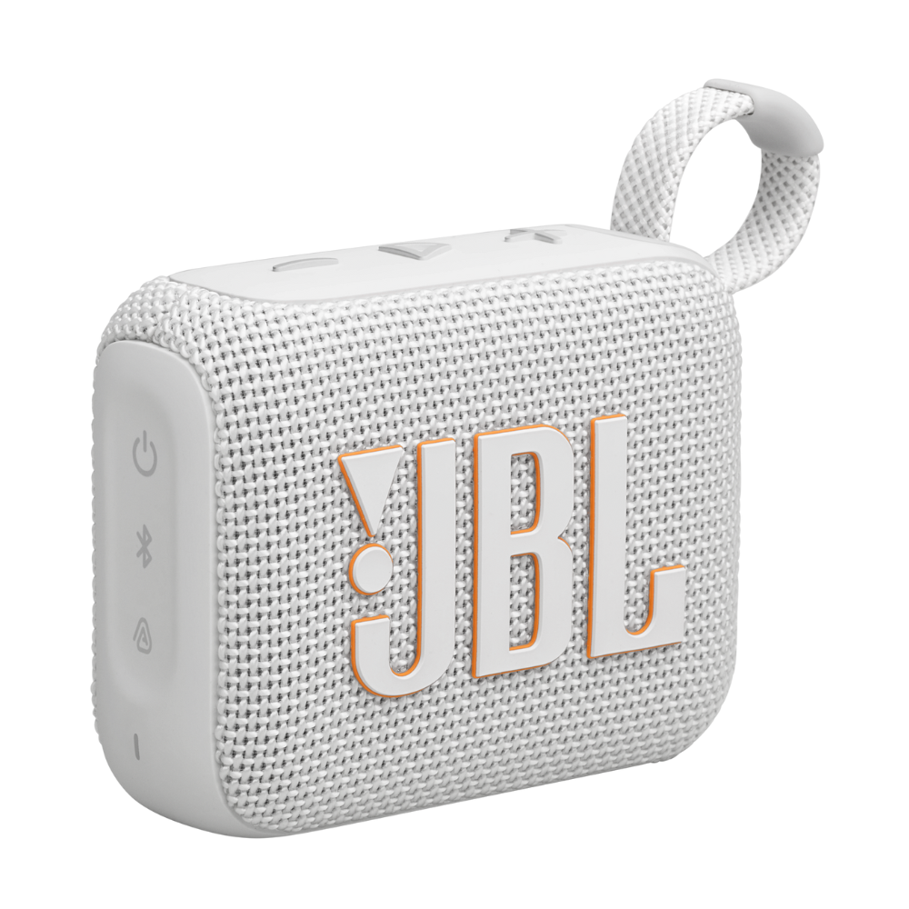 PARLANTE JBL GO 4 BLANCO IP67 CON DURACION DE HASTA 7 HORAS Y AURACAST - 1