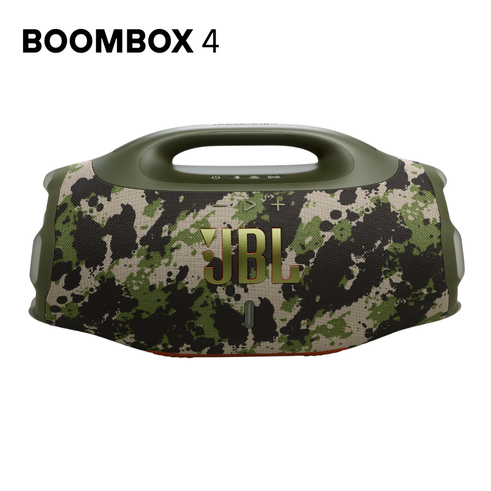 PARLANTE JBL BOOMBOX 4 CAMUFLADO IP68 DE BASS BOOST Y AURACAST - 1