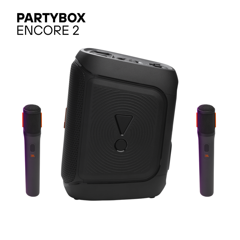 PARLANTE JBL ENCORE 2 DE 100W AURACAST CON 2 MICROFONOS INALÁMBRICOS - 2