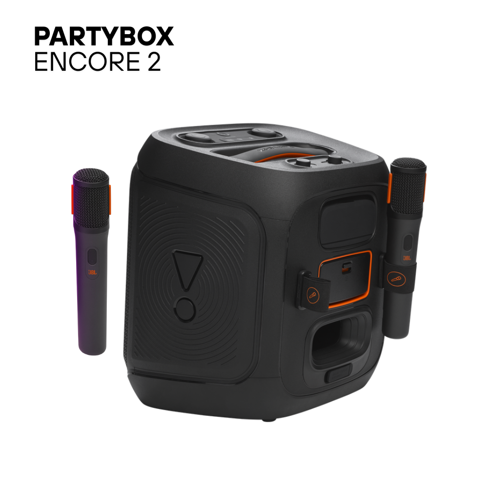 PARLANTE JBL ENCORE 2 DE 100W AURACAST CON 2 MICROFONOS INALÁMBRICOS - 4