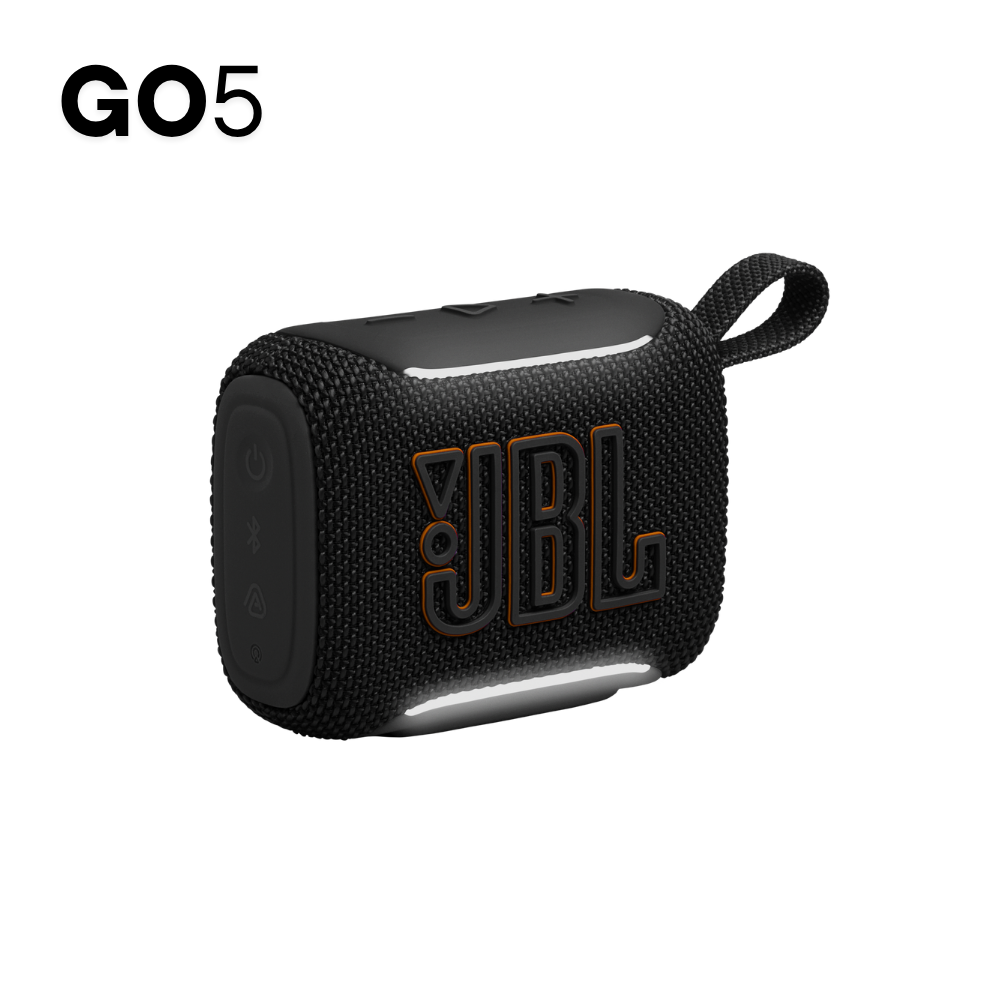 PARLANTE JBL GO5 NEGRO CON LUZ AMBIENTAL CON EMPAREJAMIENTO AIRTOUCH - 1