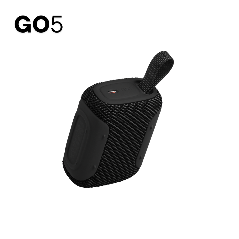 PARLANTE JBL GO5 NEGRO CON LUZ AMBIENTAL CON EMPAREJAMIENTO AIRTOUCH - 4
