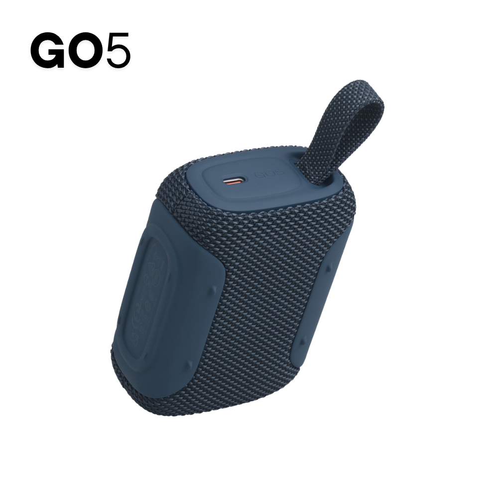 PARLANTE JBL GO5 AZUL CON LUZ AMBIENTAL CON EMPAREJAMIENTO AIRTOUCH - 4