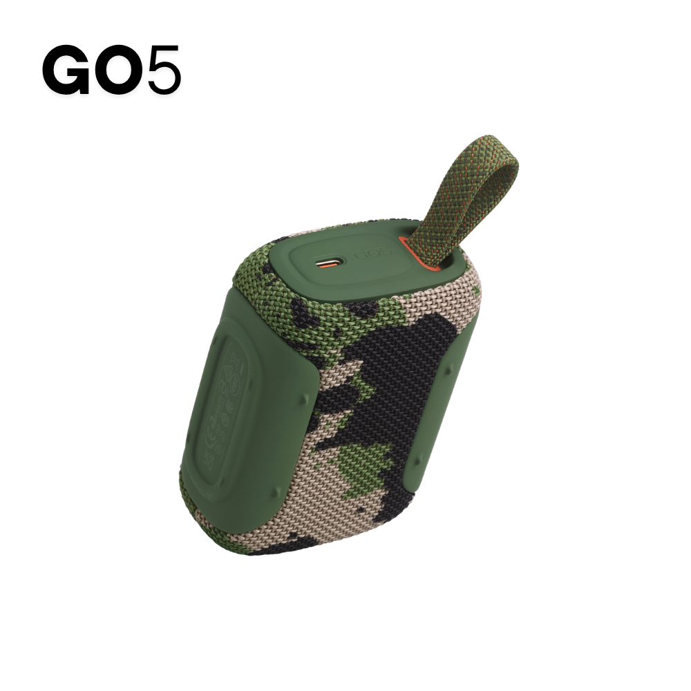 PARLANTE JBL GO5 CAMUFLADO CON LUZ AMBIENTAL CON EMPAREJAMIENTO AIRTOUCH - 4