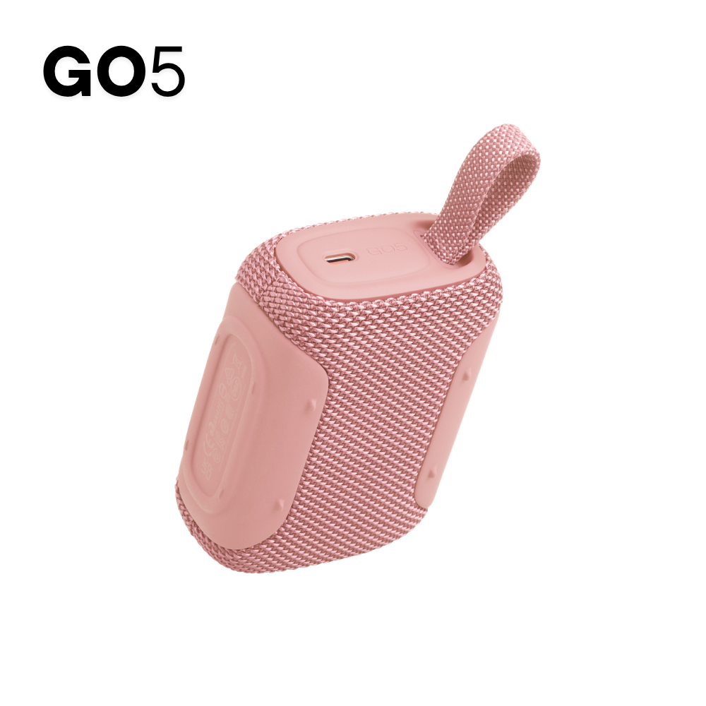 PARLANTE JBL GO5 ROSA CON LUZ AMBIENTAL CON EMPAREJAMIENTO AIRTOUCH - 4