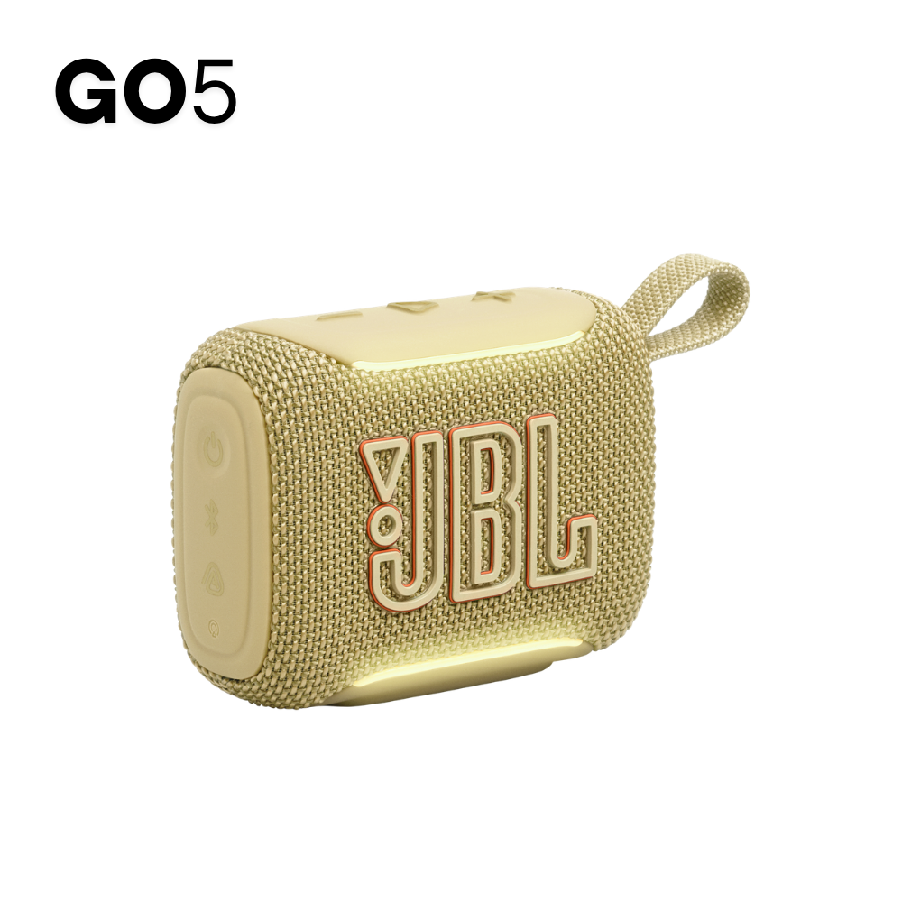PARLANTE JBL GO5 AMARILLO CON LUZ AMBIENTAL CON EMPAREJAMIENTO AIRTOUCH - 1