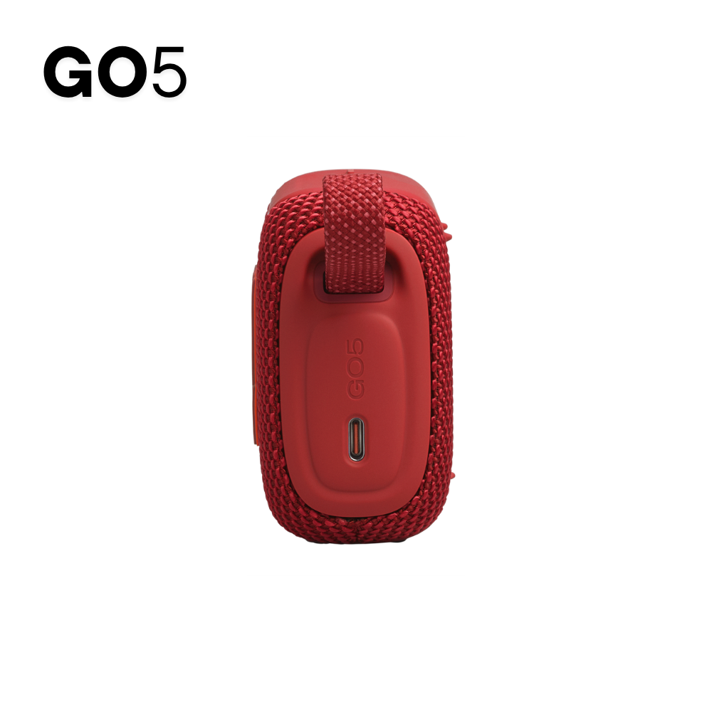 PARLANTE JBL GO5 ROJO CON LUZ AMBIENTAL CON EMPAREJAMIENTO AIRTOUCH - 3