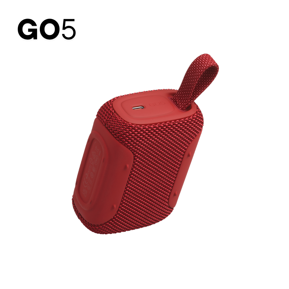 PARLANTE JBL GO5 ROJO CON LUZ AMBIENTAL CON EMPAREJAMIENTO AIRTOUCH - 4
