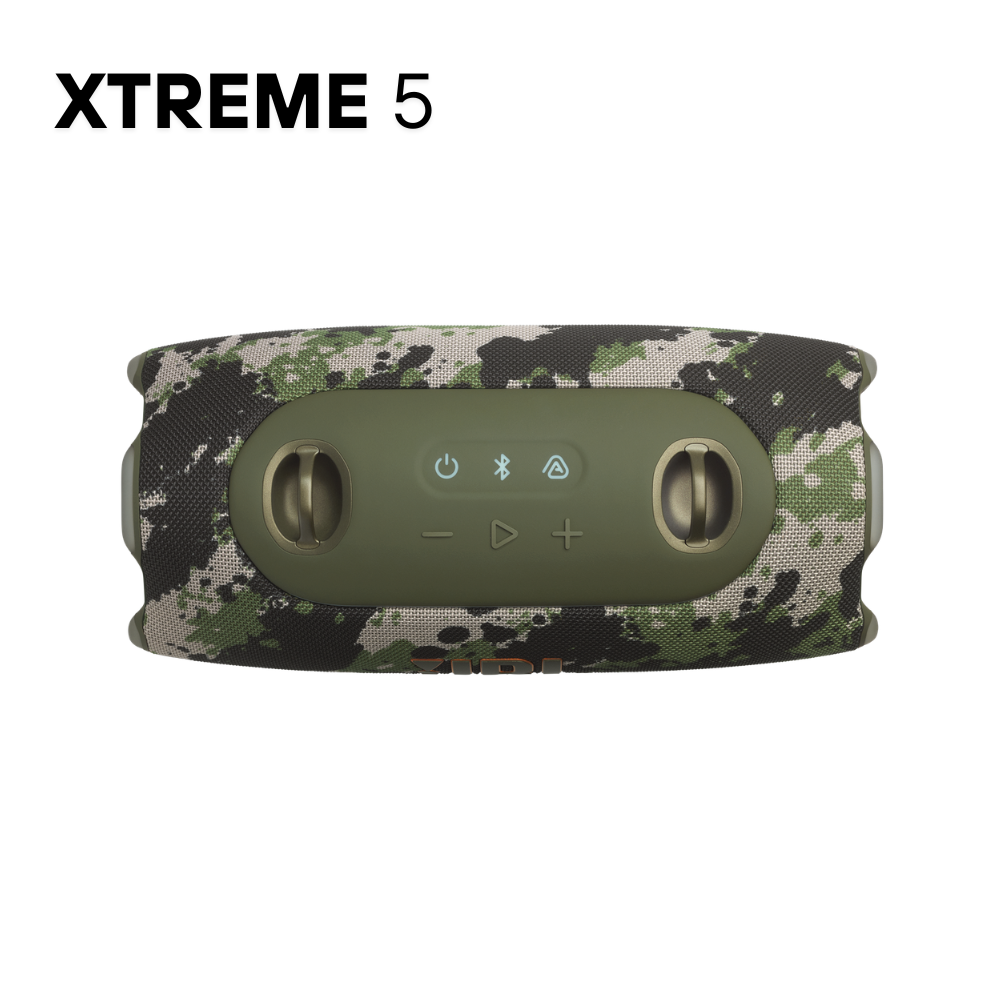 PARLANTE JBL XTREME 5 CAMUFLADO CON LUZ AMBIENTAL Y POWER BANK INCORPORADO - 3