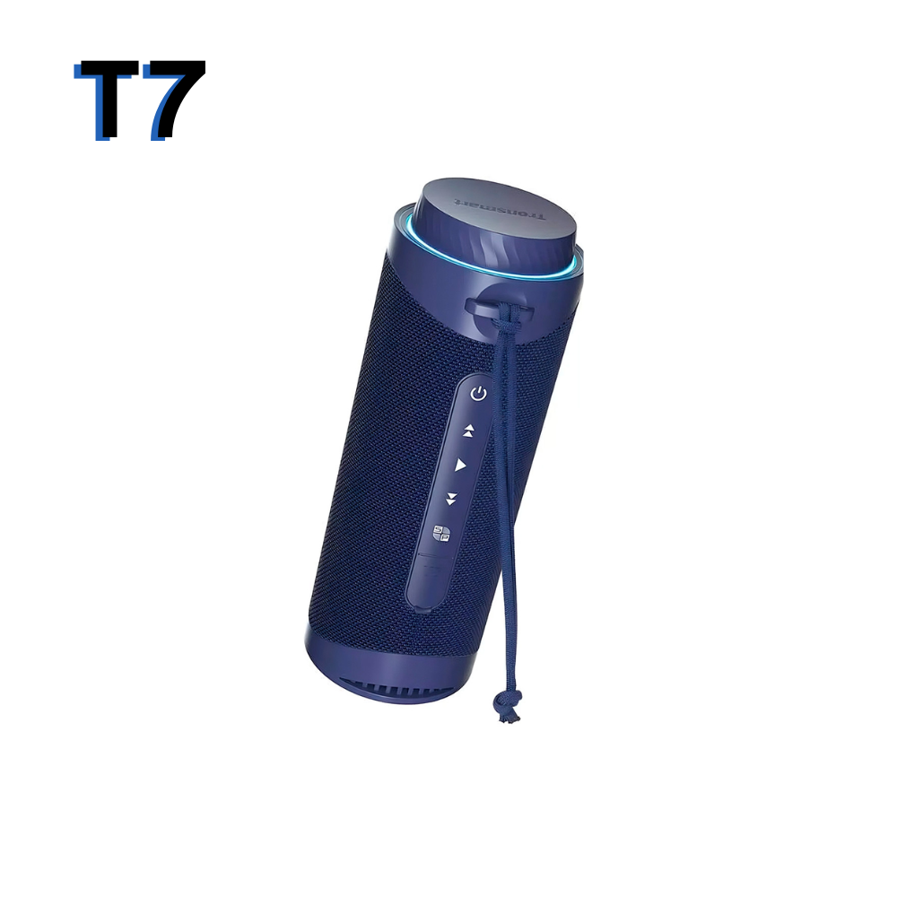 PARLANTE BLUETOOTH TRONSMART T7 DE 30W Y SONIDO 360º COLOR AZUL - 1