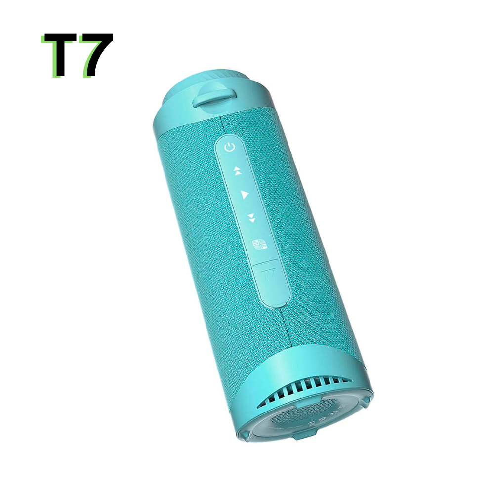 PARLANTE BLUETOOTH TRONSMART T7 DE 30W Y SONIDO 360º COLOR VERDE AGUA - 1