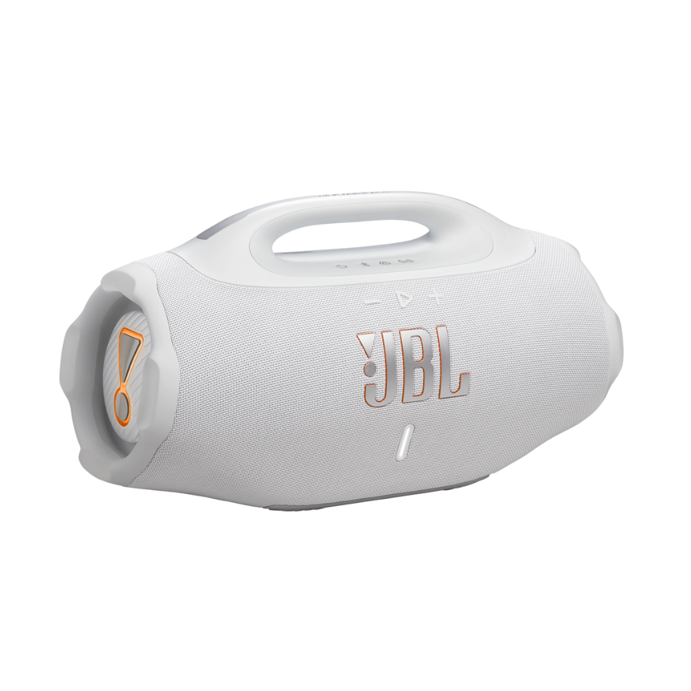 PARLANTE JBL BOOMBOX 4 BLANCO IP68 DE BASS BOOST Y AURACAST - 1