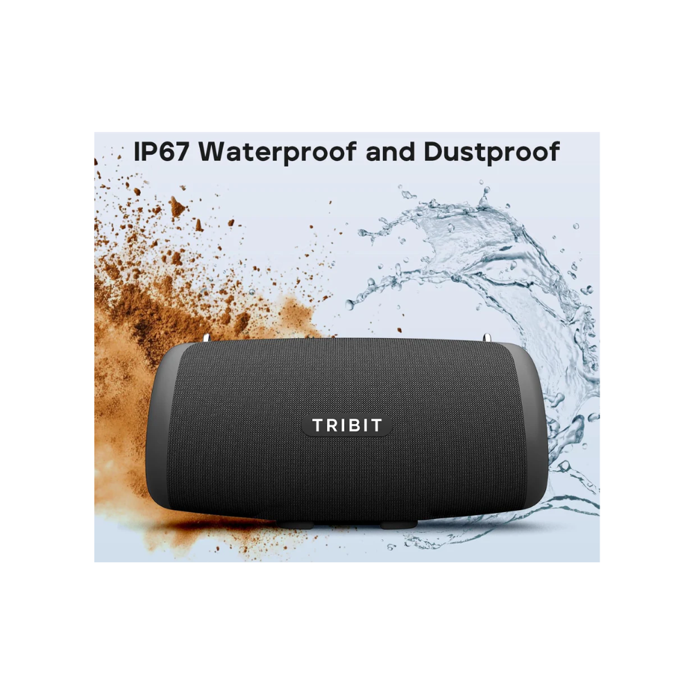 PARLANTE TRIBIT STORMBOX LAVA CON GRAVES ULTRAPROFUNDOS DE HASTA 24 HORAS COLOR NEGRO - 4