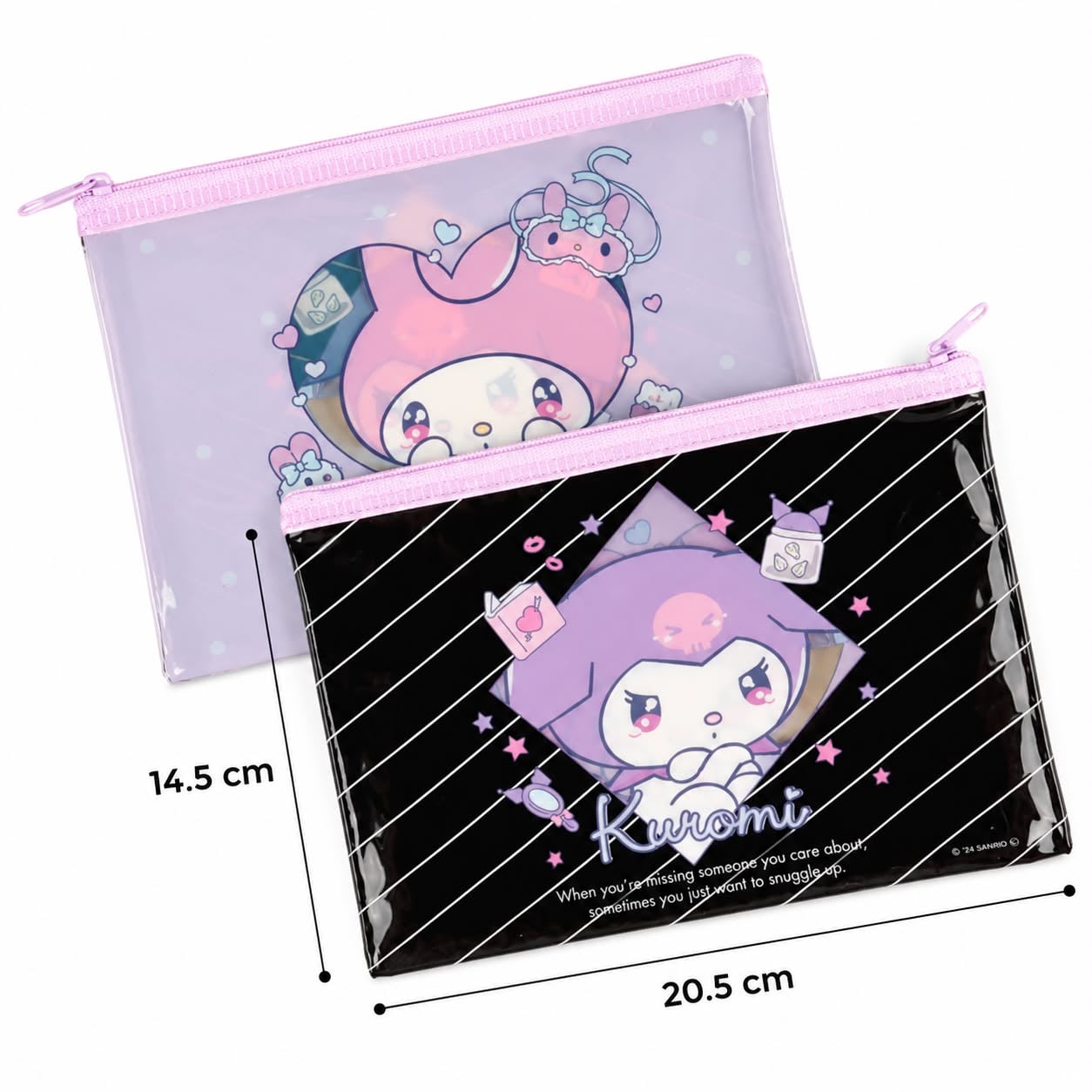 Cartuchera Sanrio Kuromi y My Melody 20 × 14 cm - 3