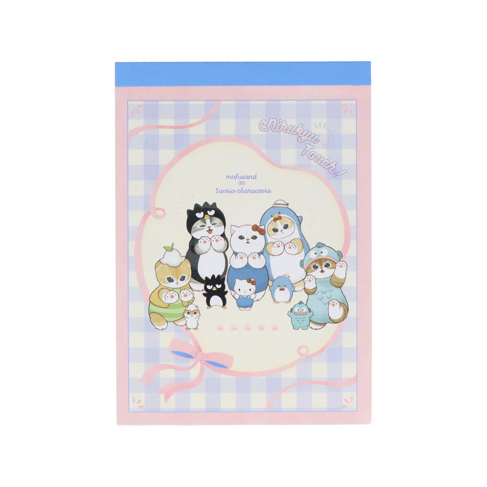 MINI BLOCK DE NOTAS MOFUSAND BY SANRIO 100 HOJAS (8.5X6 CM) - 1
